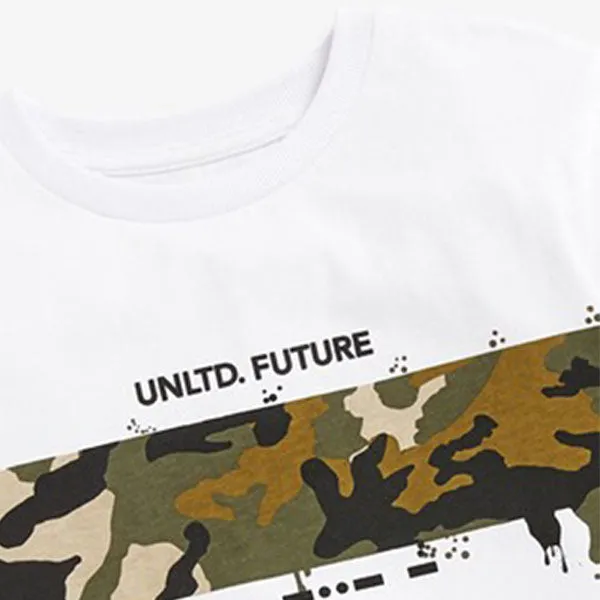 3 Pack Camo Colourblock T-Shirts (3-12yrs)