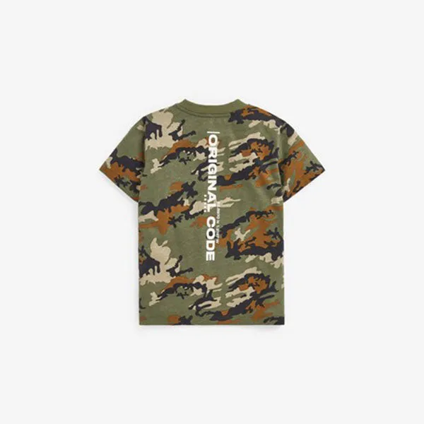 3 Pack Camo Colourblock T-Shirts (3-12yrs)