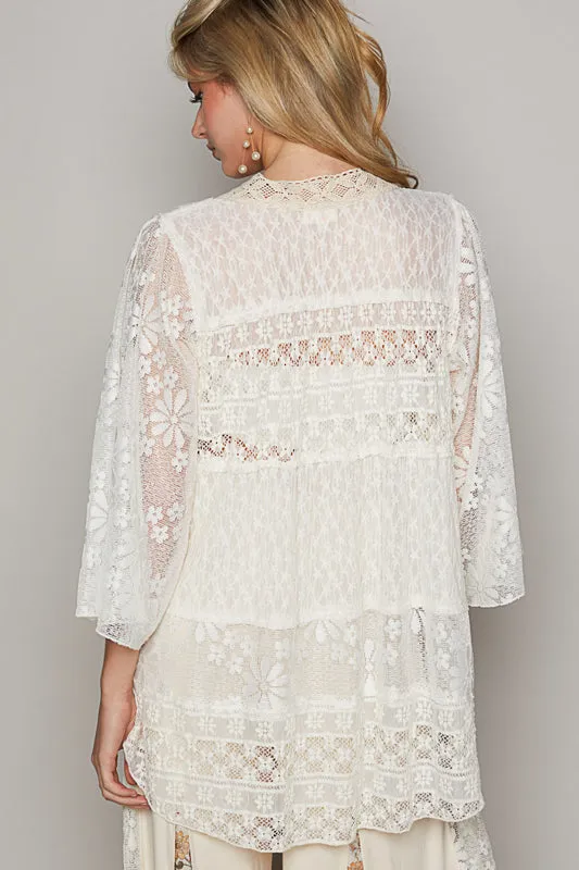 3/4 Lace Kimono
