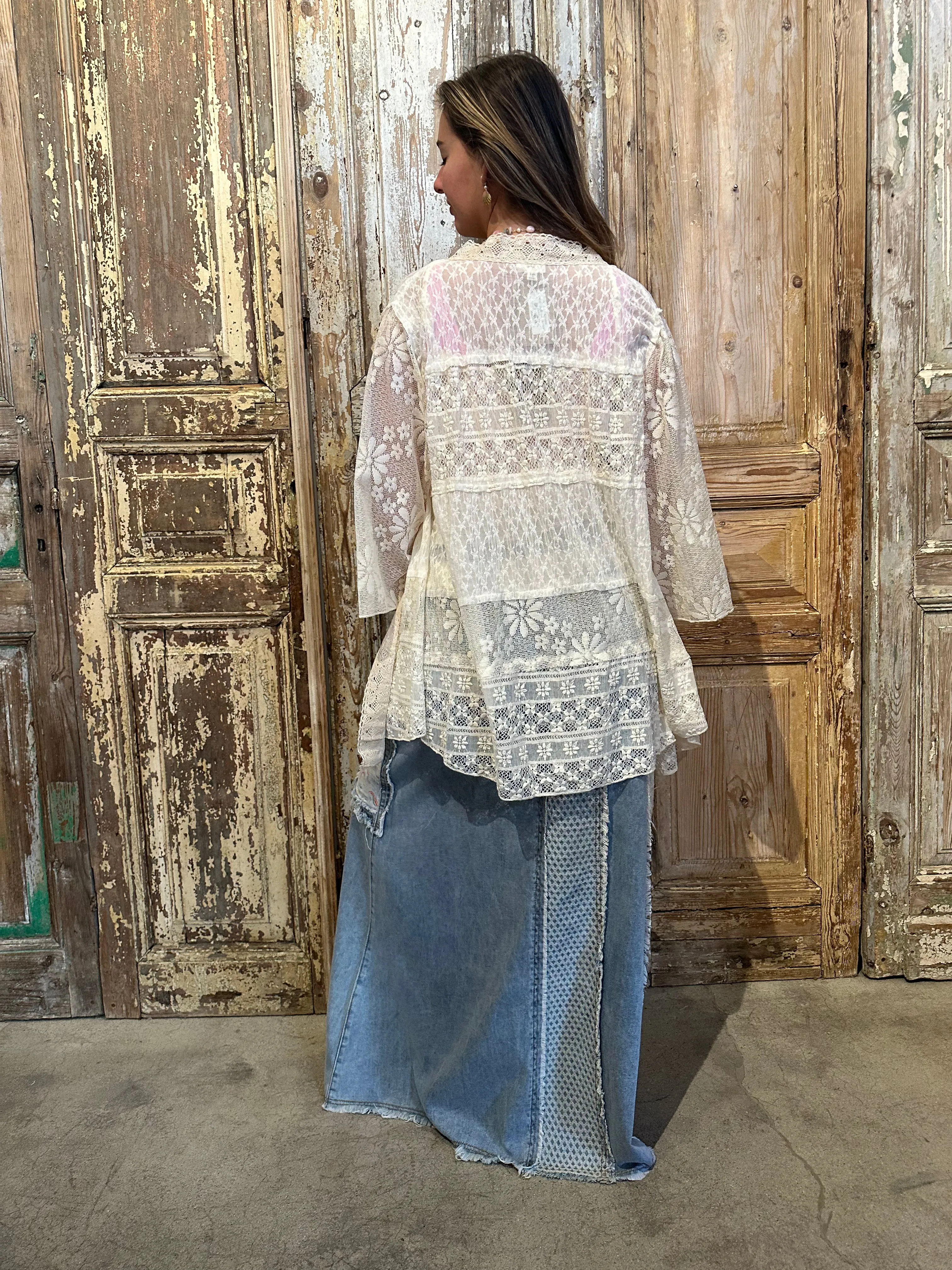 3/4 Lace Kimono