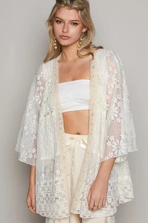 3/4 Lace Kimono