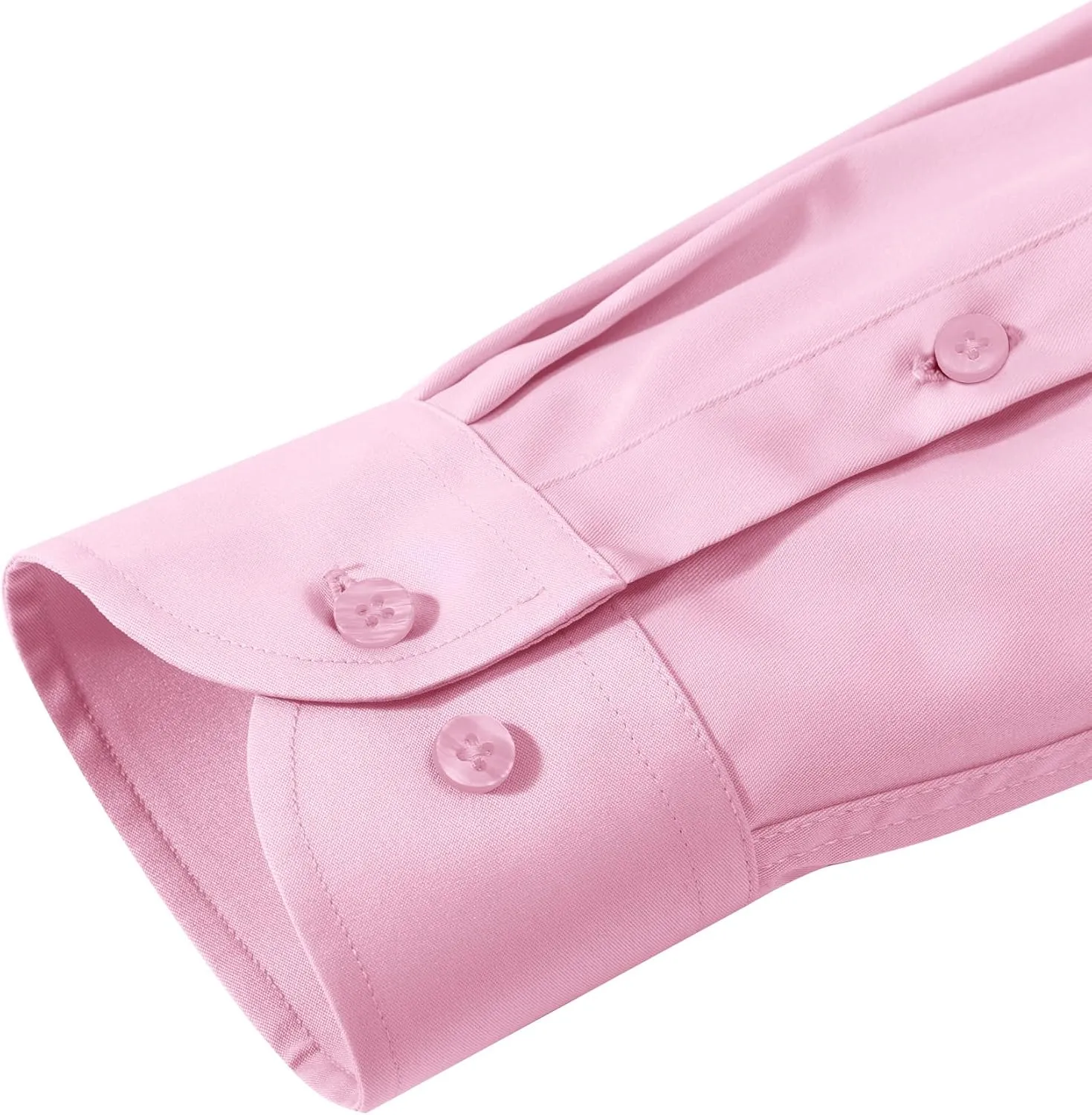 Alimens & Gentle Men's Dress Shirts Transitional Weather Long Sleeve Stretch Wrinkle-Free Button Down Top