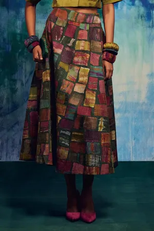 Althea Green Skirt
