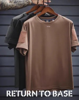 American Honeycomb Breathable Basic Sweat-Wicking Men's T-Shirt