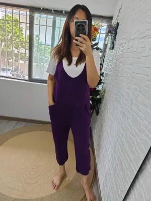 Becky Romper | Plum  *FINAL SALE*