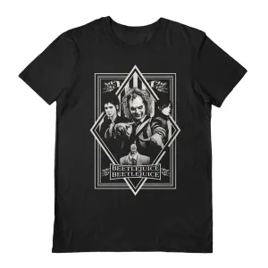 Beetlejuice 2 (Black & White) Black Unisex T-Shirt