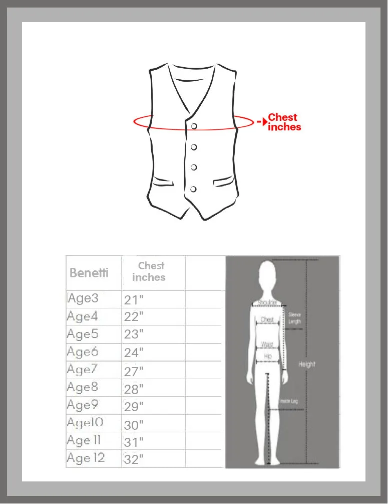 Benetti Boys ALBERT SAGE Waistcoat
