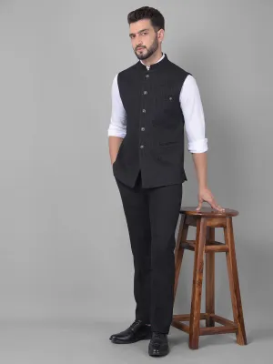 Black Striped Waistcoat