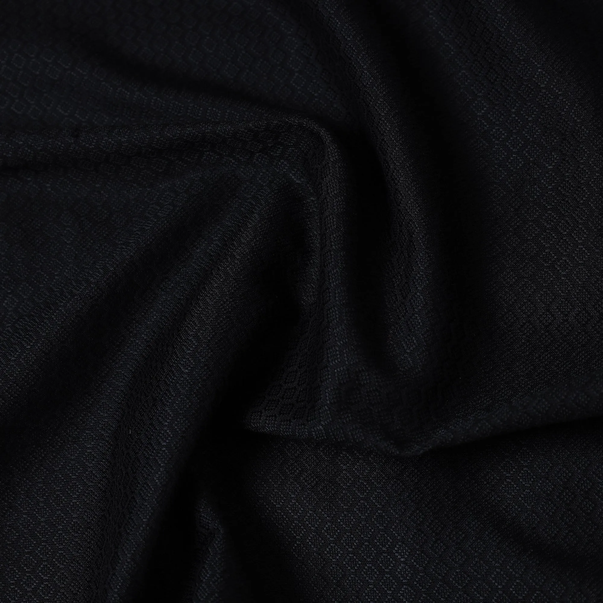 Black - Traditional Khun Weave Cotton Fabric 29