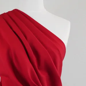 Bloomsbury - Red Crepe Stretch Woven Suiting Fabric
