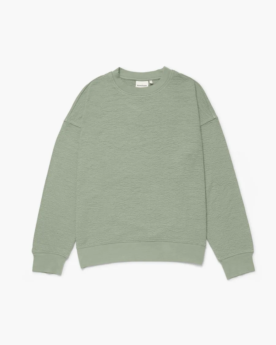 Bounce Knit Unwind Pullover (Sage)