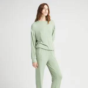 Bounce Knit Unwind Pullover (Sage)