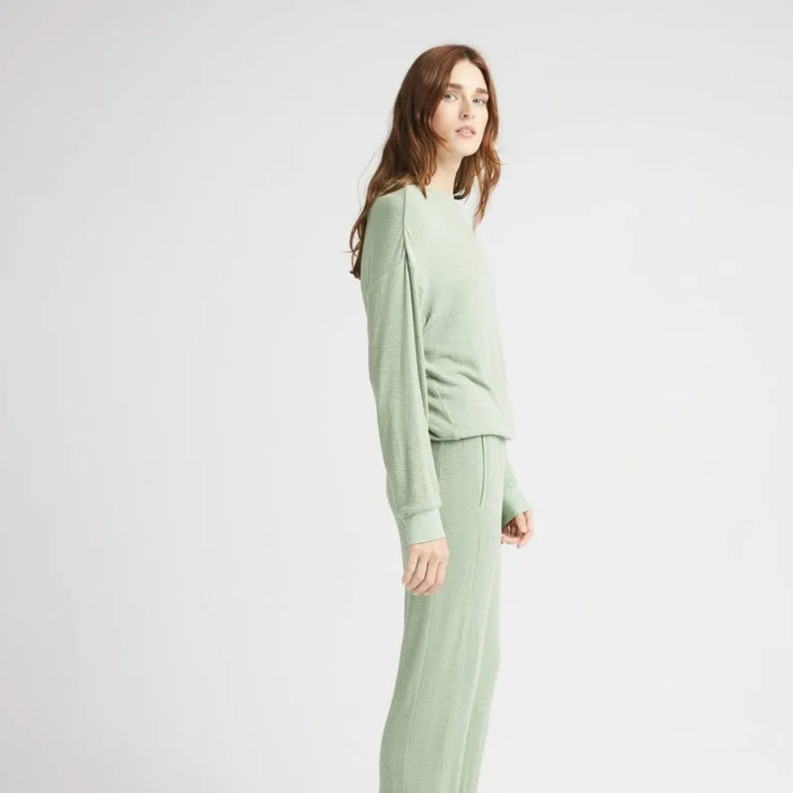 Bounce Knit Unwind Pullover (Sage)