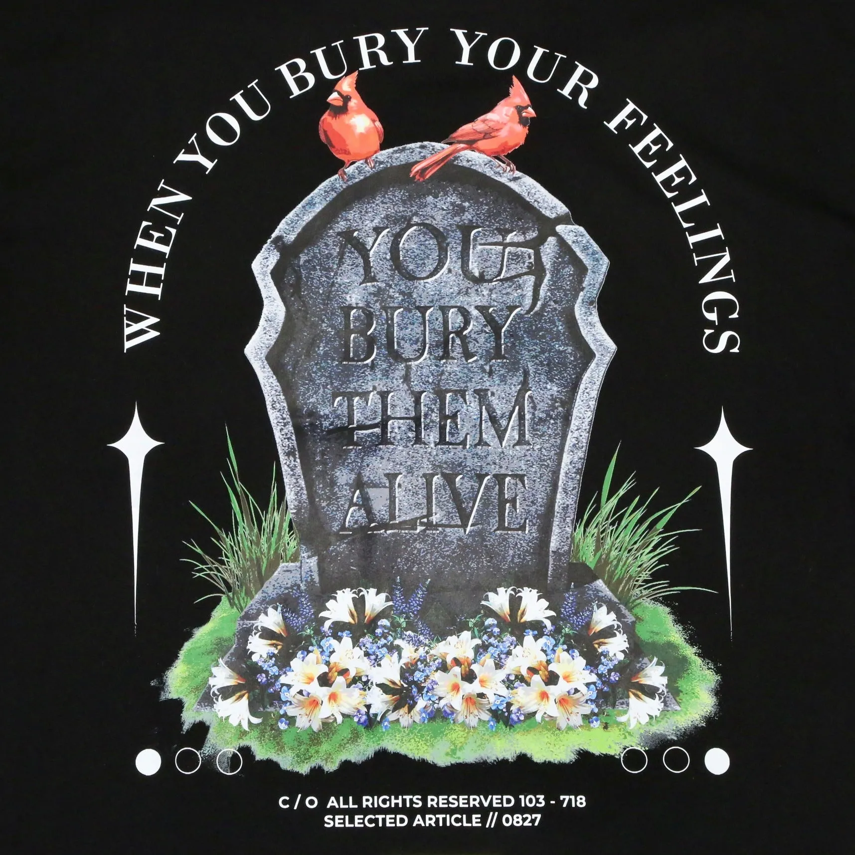 Bury Them Alive T Shirt - Black/Multi