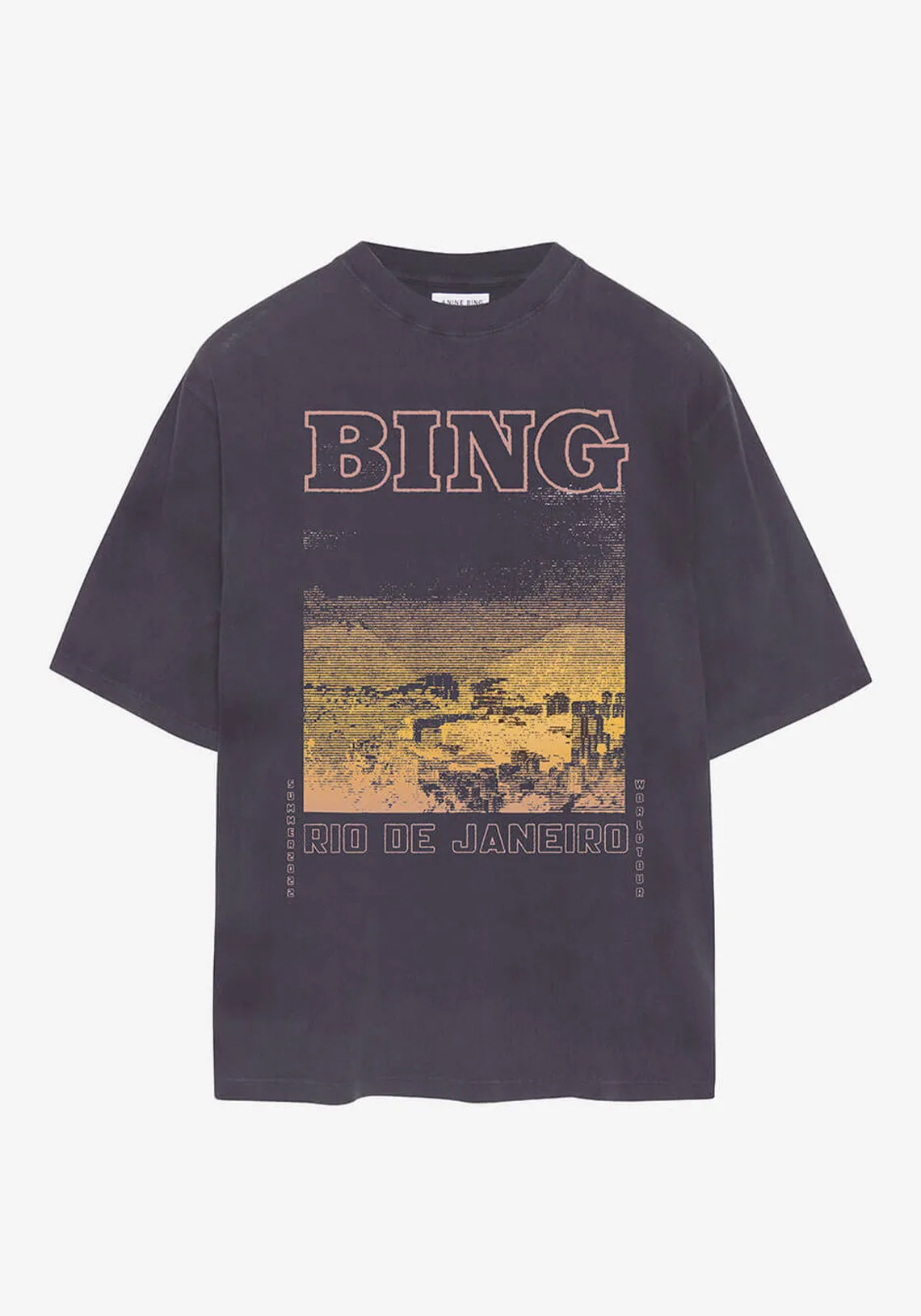 CADEN TEE RIO DE JANEIRO WASHED BLACK