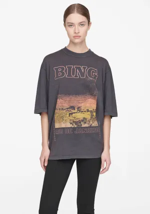 CADEN TEE RIO DE JANEIRO WASHED BLACK