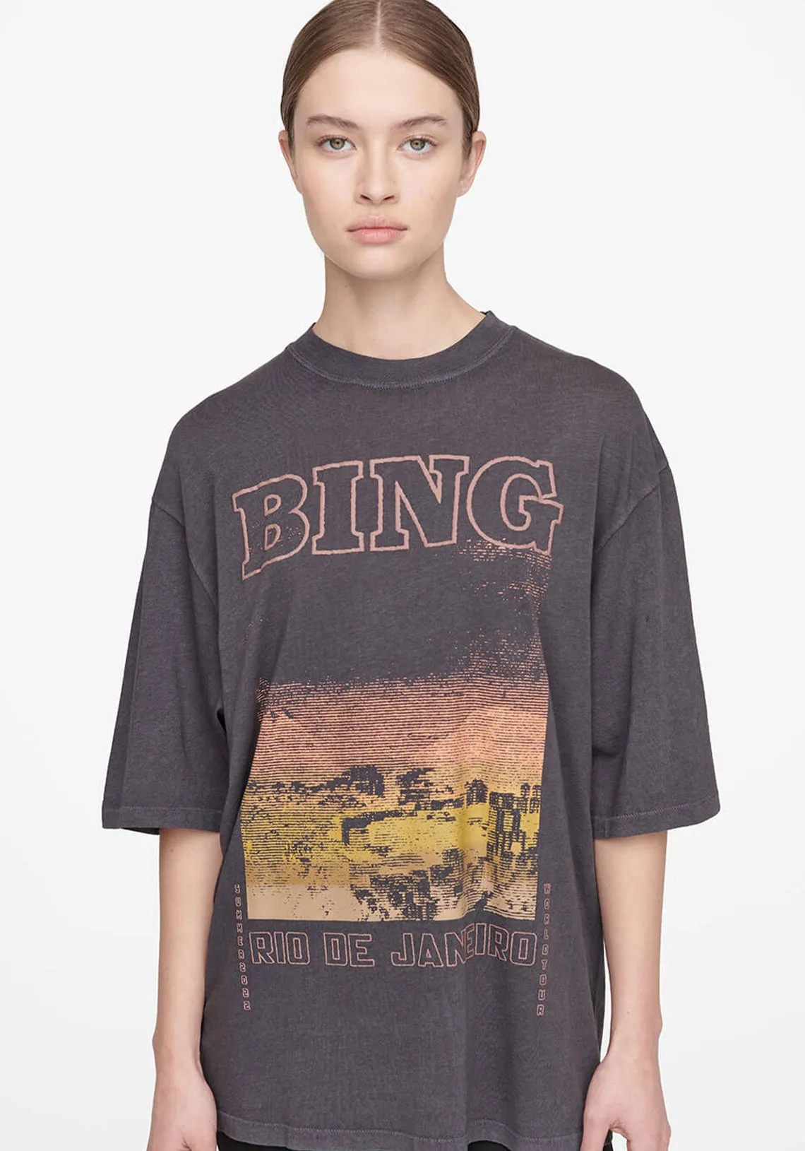 CADEN TEE RIO DE JANEIRO WASHED BLACK