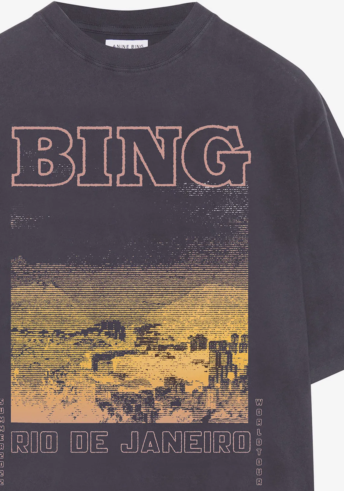 CADEN TEE RIO DE JANEIRO WASHED BLACK