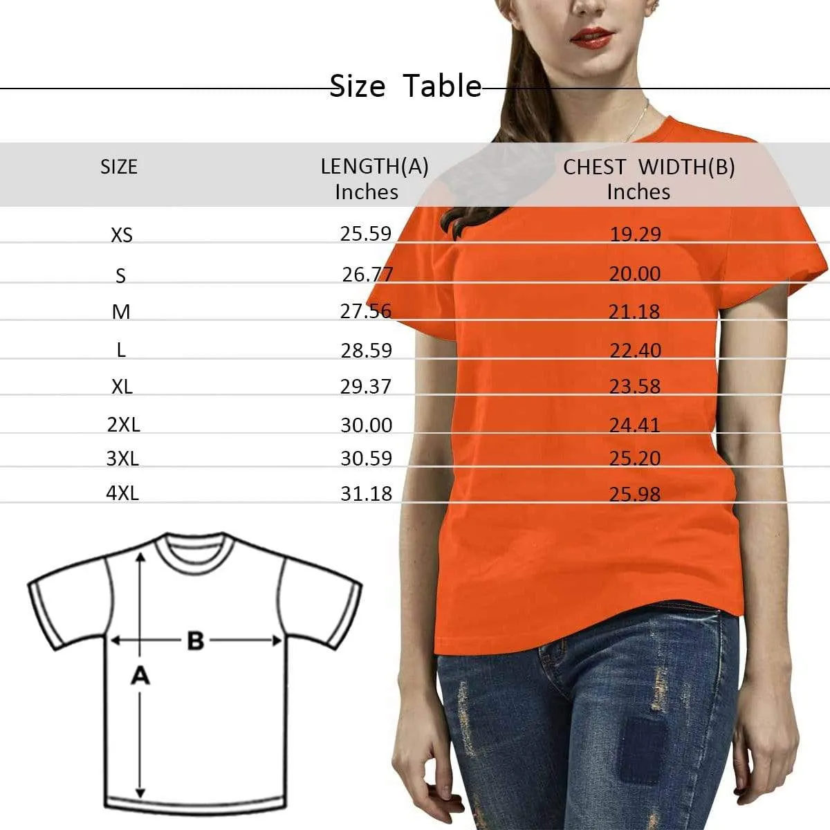 Custom Face Shirts Circle Shape Women's All Over Print T-shirt Gift for Mother's Day