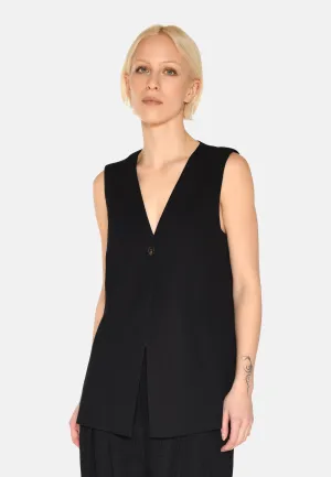 Davida waistcoat 4191 - Black