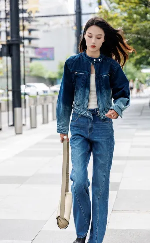 Denim Bomber Jacket