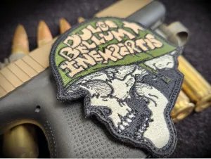 Dulce Bellum Inexpertis Skull Patch - 4.50 inch Patch art by Adam Syarto