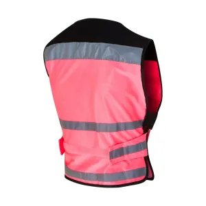 Equisafety Hi Vis Air Waistcoat Pink- Plain Back