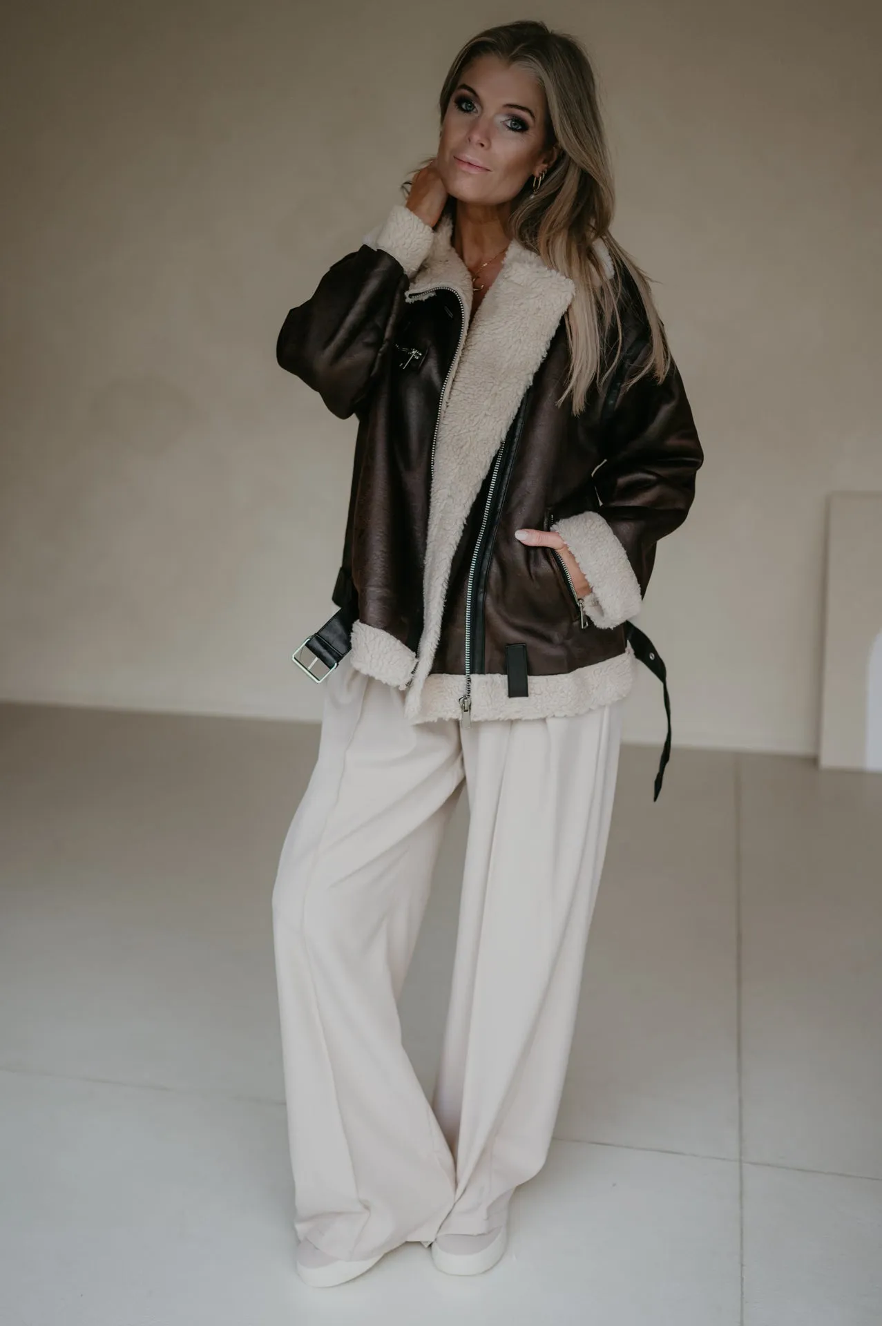 Evitare jacket I Brown