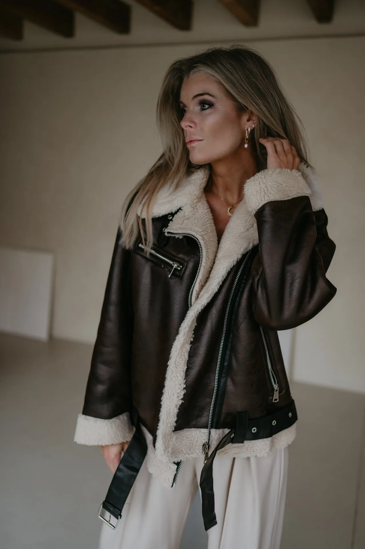 Evitare jacket I Brown