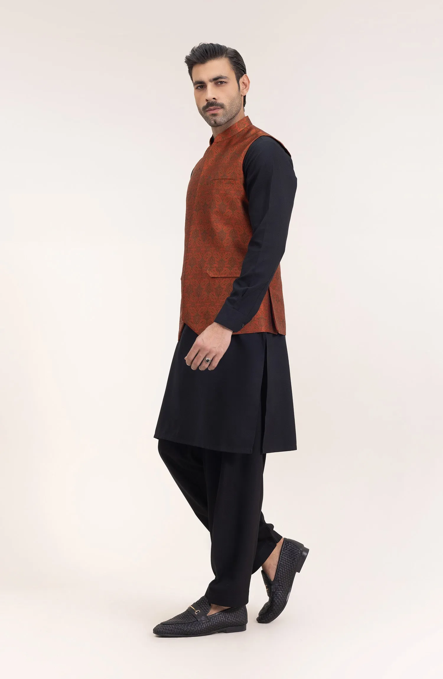 Fancy Waistcoat - Rust