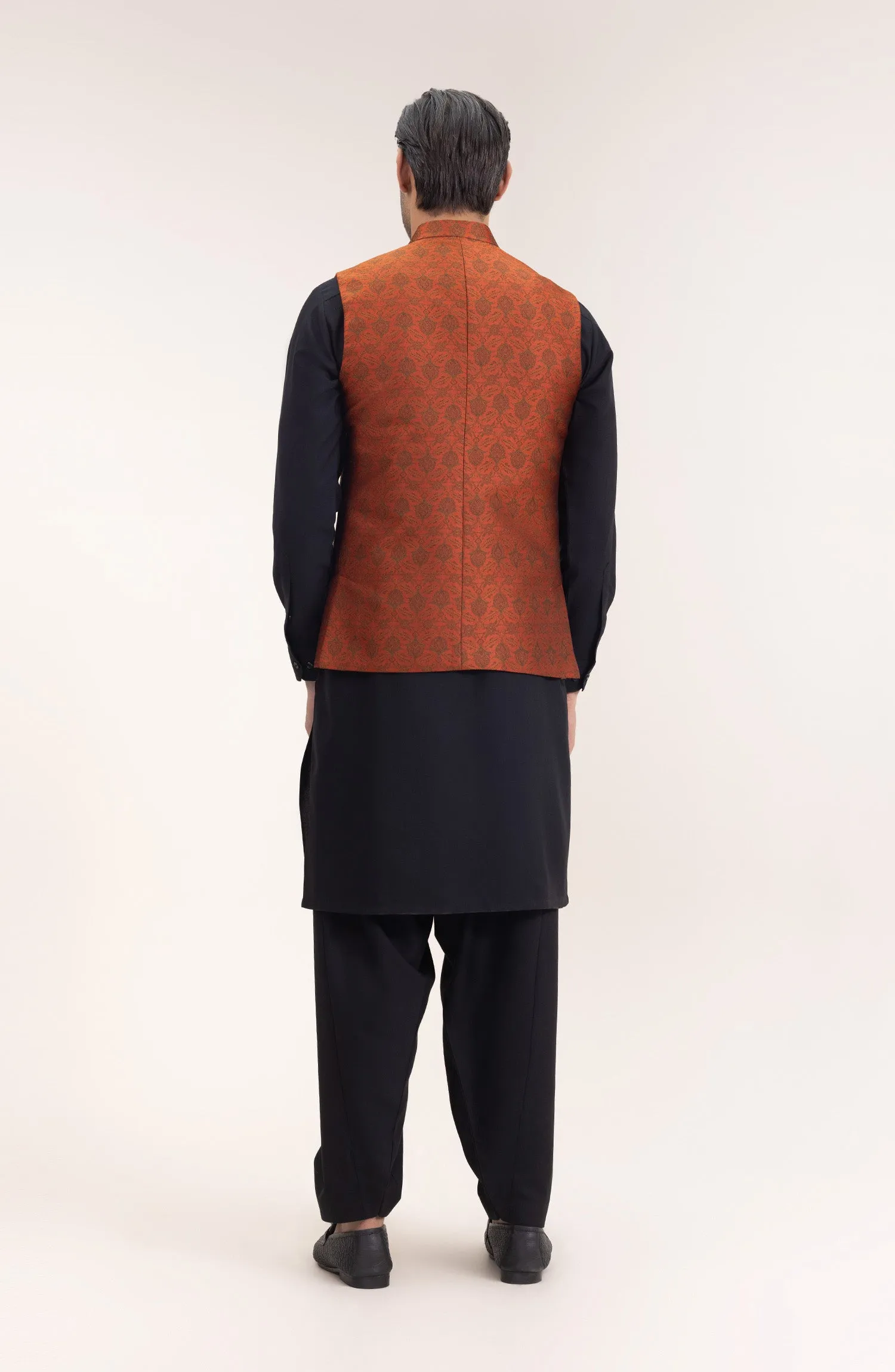Fancy Waistcoat - Rust