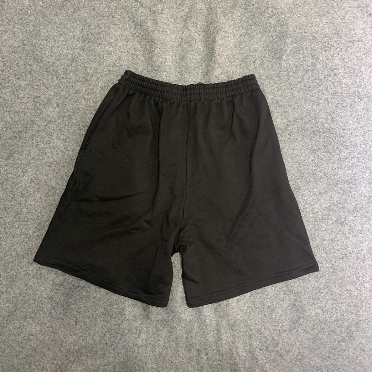 Fashion cross smiley print casual shorts