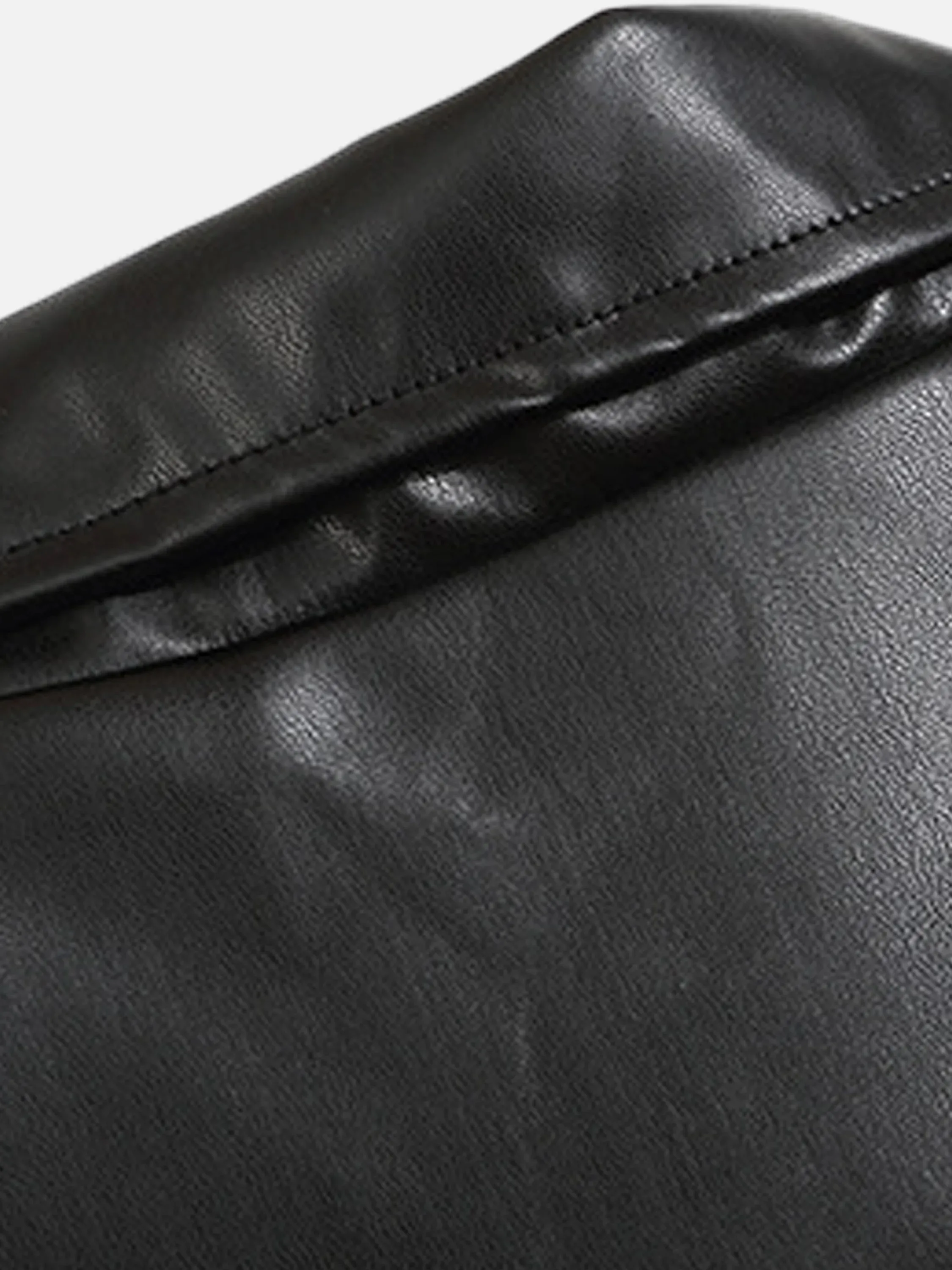Futuristic Mecha Leather Jacket
