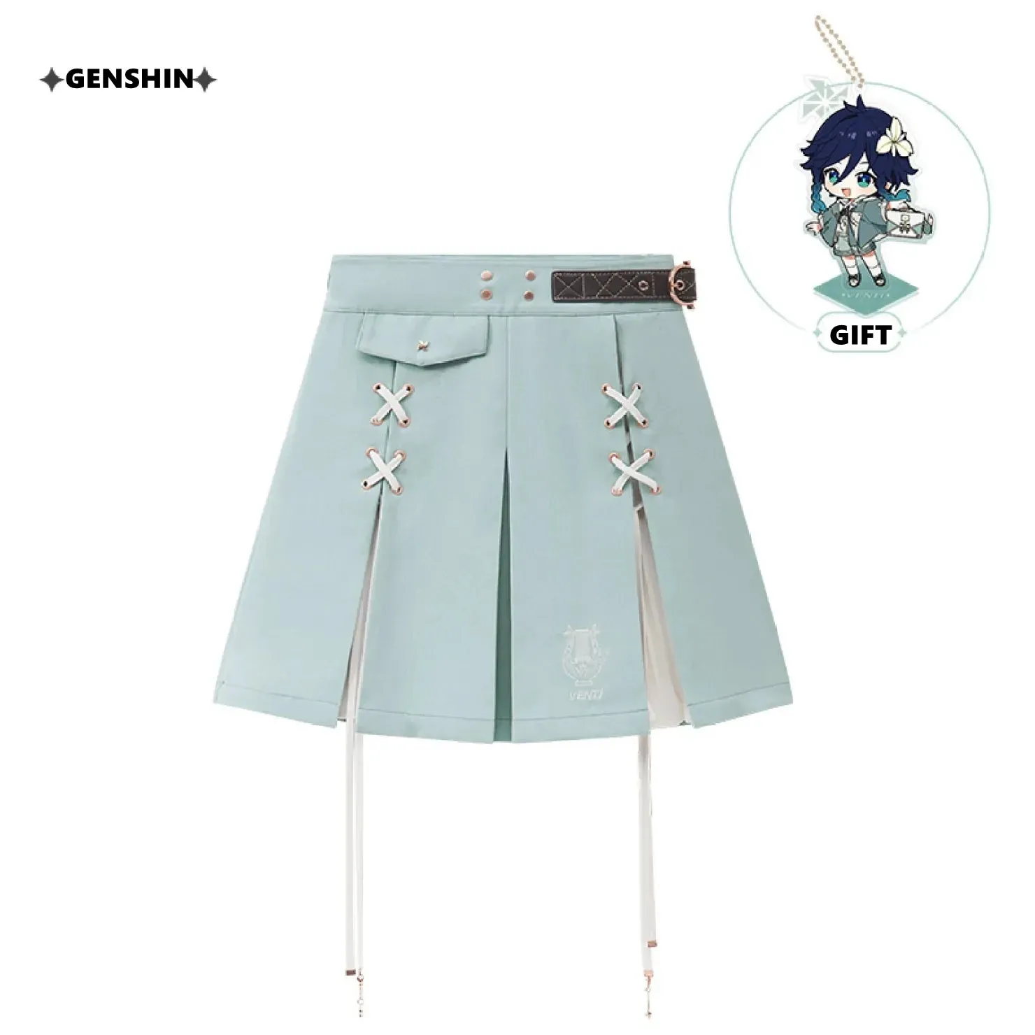 Game Anime GENSHIN IMPACT Venti Theme Show Casual Shorts Barbatos Pants
