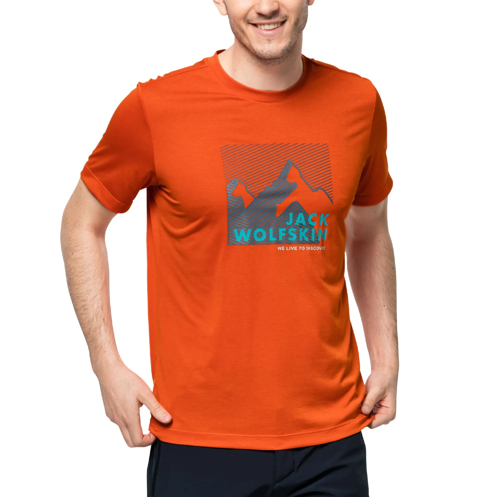 Jack Wolfskin Mens Short Sleeve Graphic T-Shirt