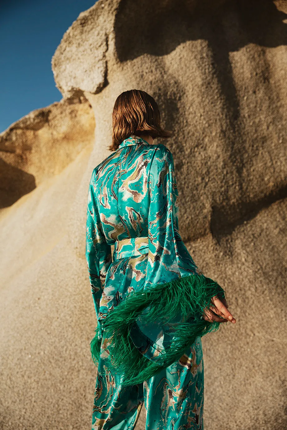 Kimono & Trousers Set