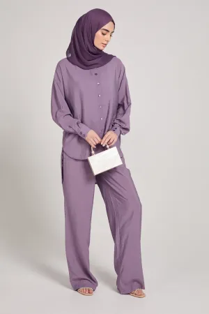 Lightweight Co-Ord Set - Regal Orchid