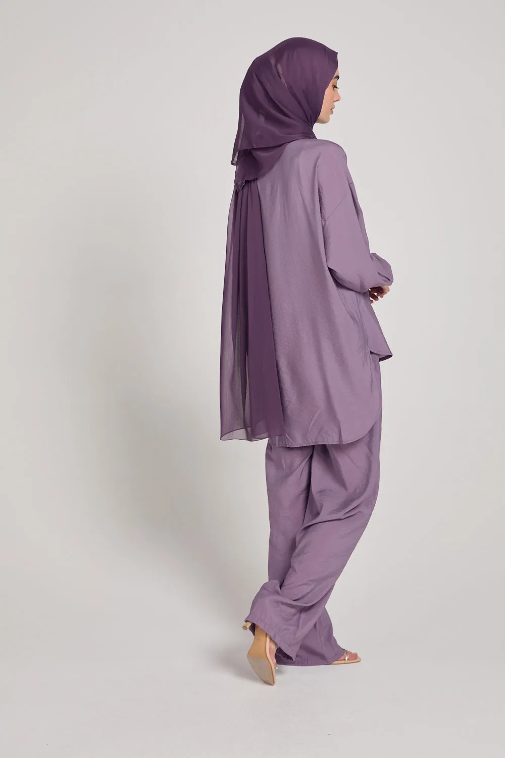Lightweight Co-Ord Set - Regal Orchid