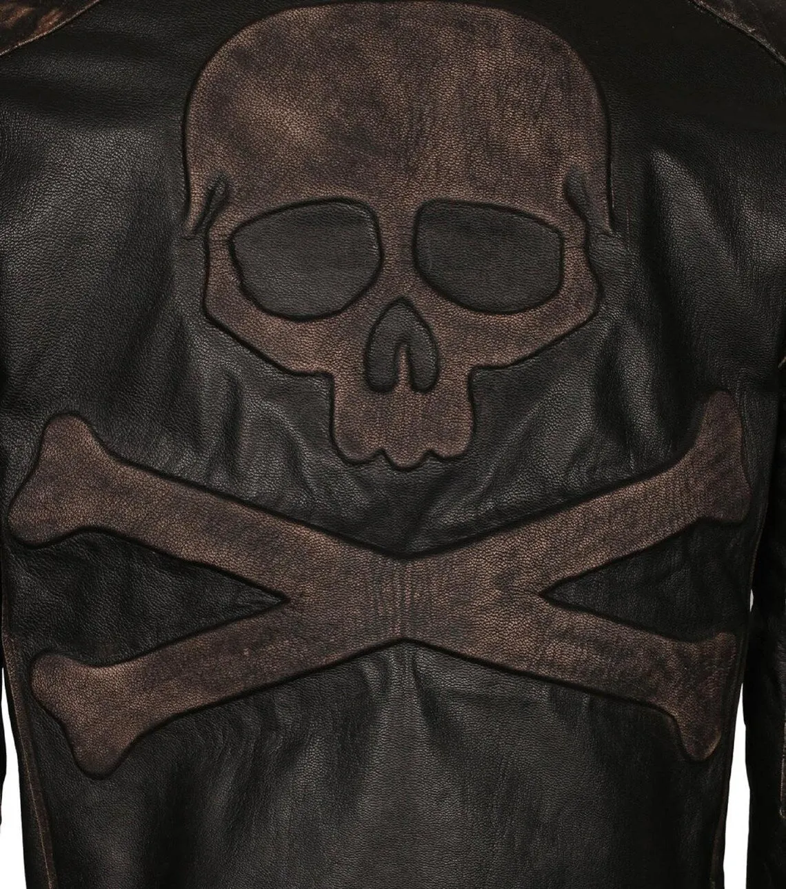 Men's Skull Vintage Handmade Jacket By TJS