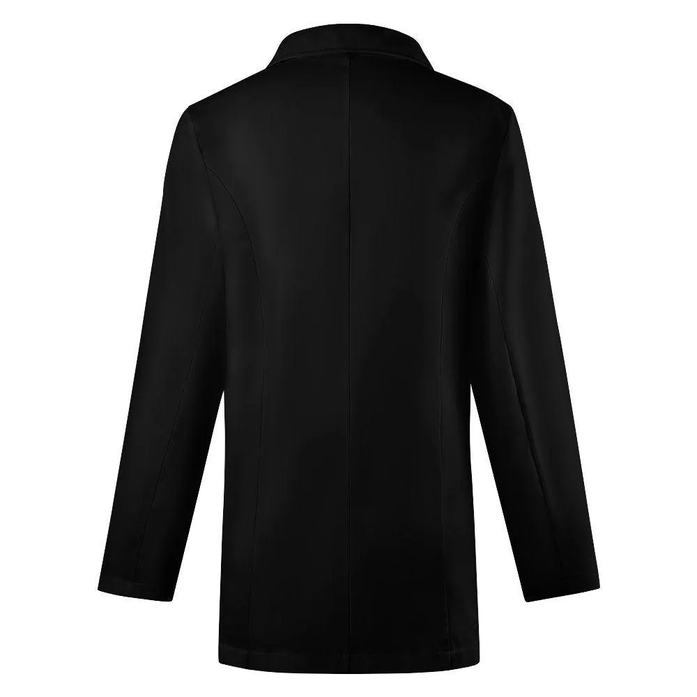 Miniaday Designs Women's Solid Blazer Black