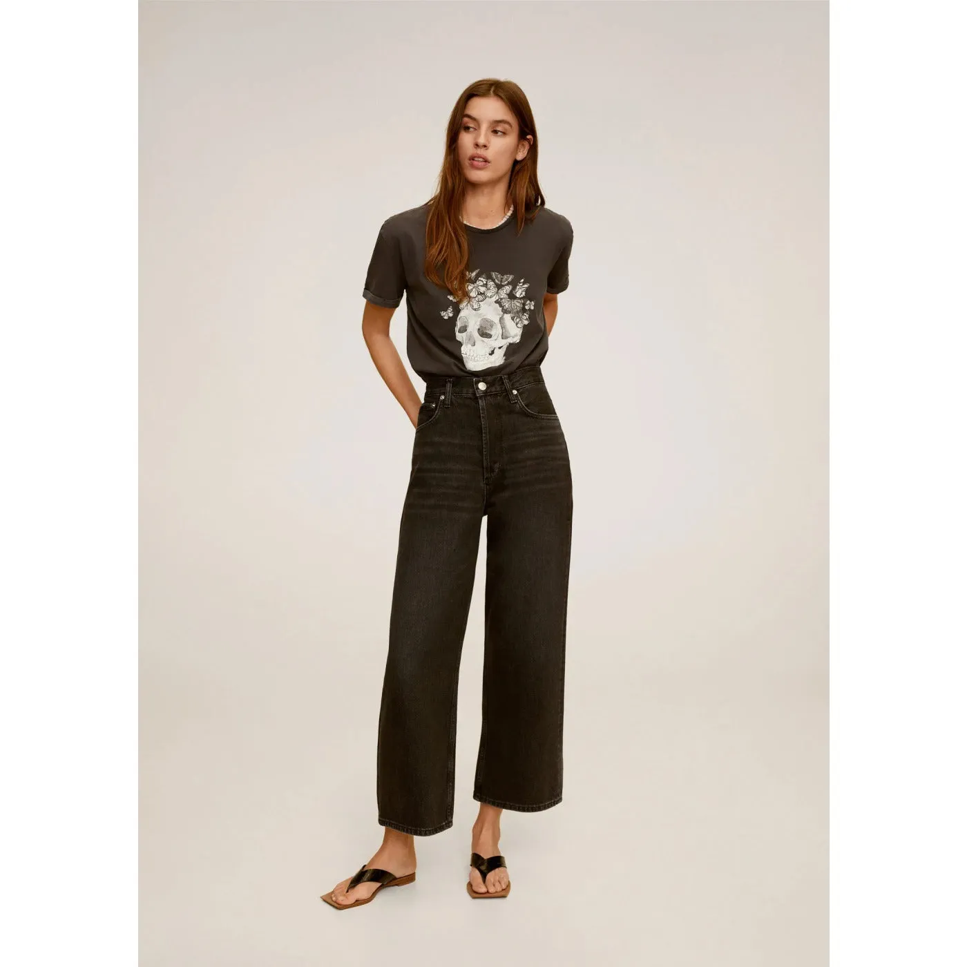 MNG Illustration printed T-shirt