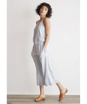 Mock Neck Jumpsuit Shadow Seams