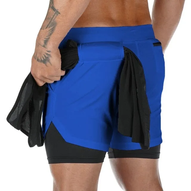 New Casual Shorts men Summer Mens Shorts High Elastic Gyms Fitness Short Pants