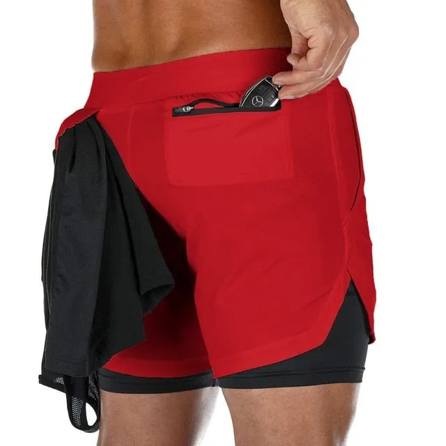New Casual Shorts men Summer Mens Shorts High Elastic Gyms Fitness Short Pants