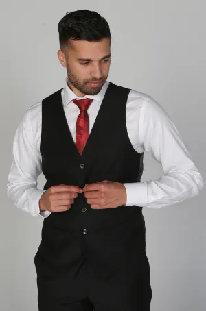 Parker - Men's Black Waistcoat