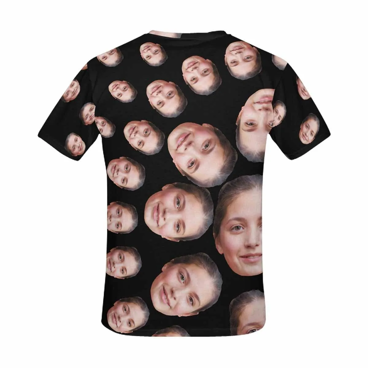 Personalized Girlfriend Face Shirts Custom Men's All Over Print T-shirt with Photo for Him