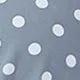 Polka Dot Ruffle Half Sleeve Round Neck Asymmetrical Long Plus Size Blouse