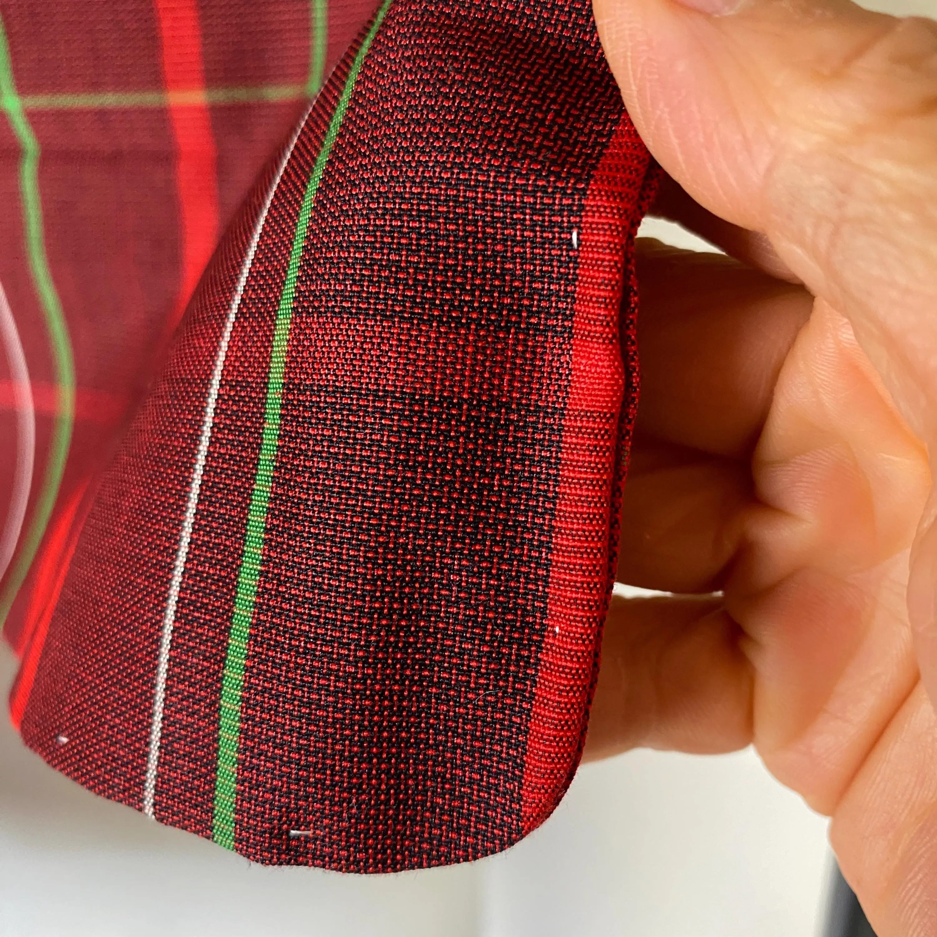 Red Checkered Haori, Japanse Kimono, Wool,  Women's Jacket, Cardigan, Casual Layer, Versatile top, Housewear, Stylish, Kimono-F