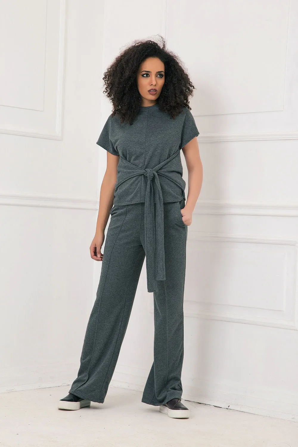 Relaxed cotton sweatpants - IKU