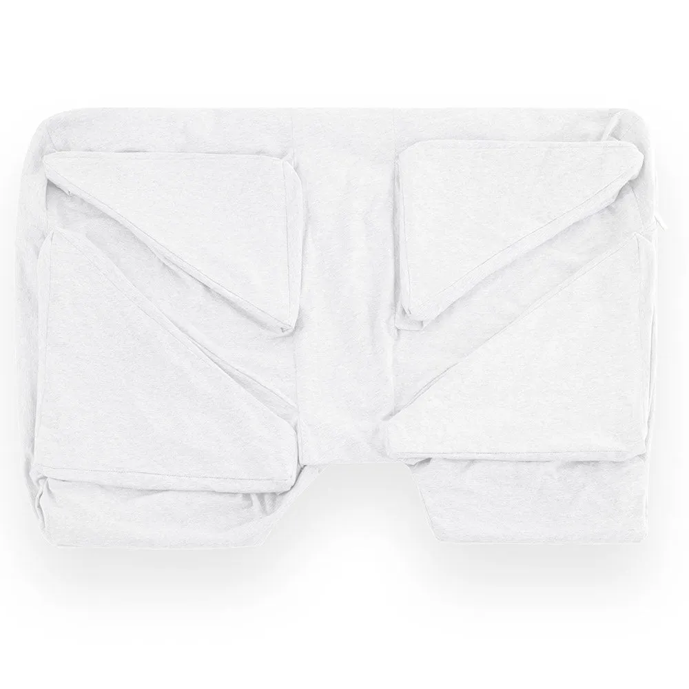 SG - White Cover Pillow Case Cover Only - T- shirt Material Cover - F